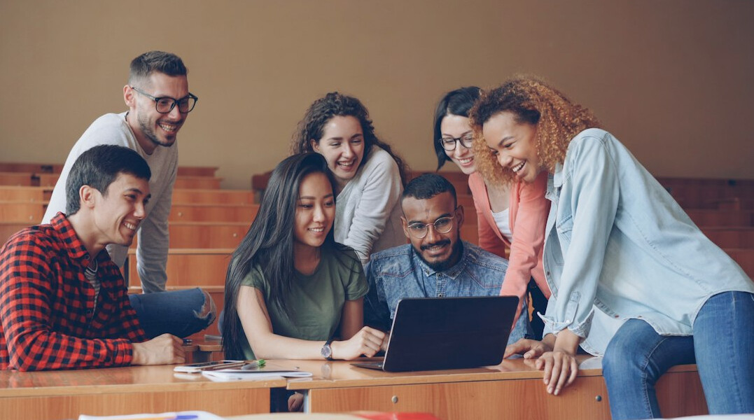 diverse adults in classroom